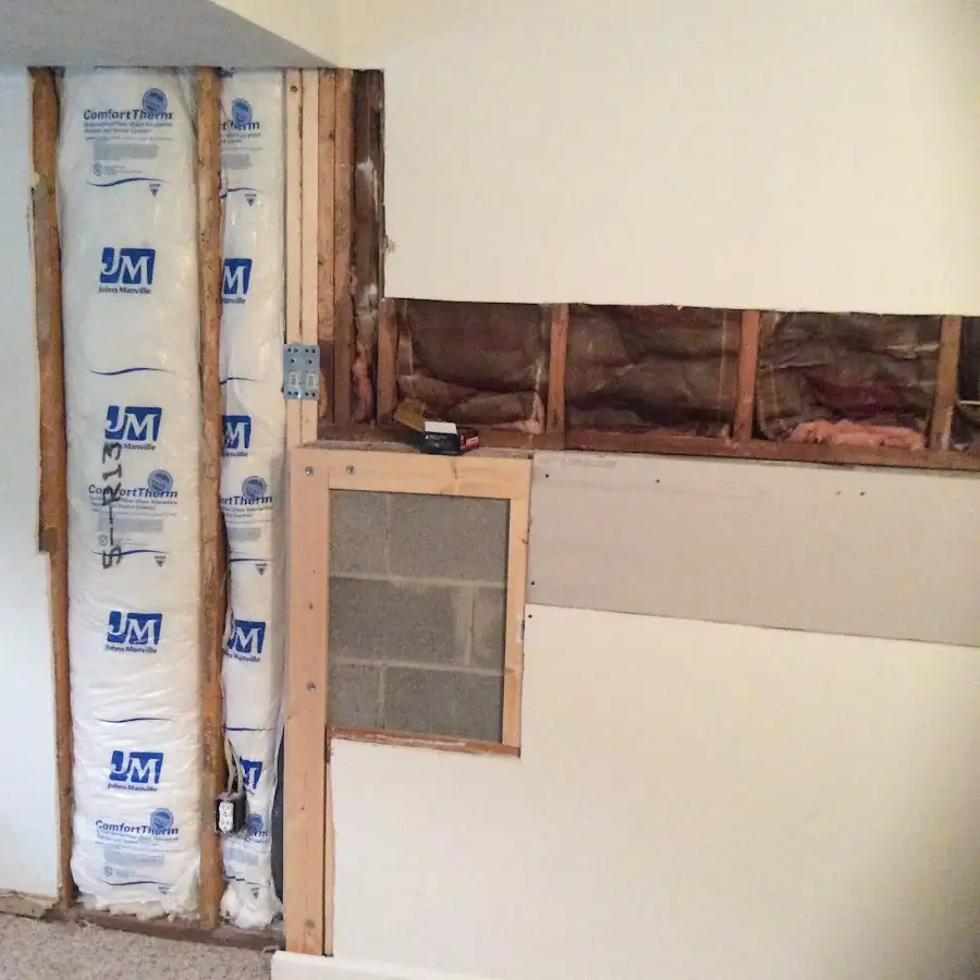 Wall insulation replacement during Odor Removal & Deodorization in Potomac